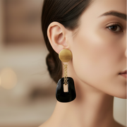 Stunning Geometric Drop Earrings (EF-6029S)