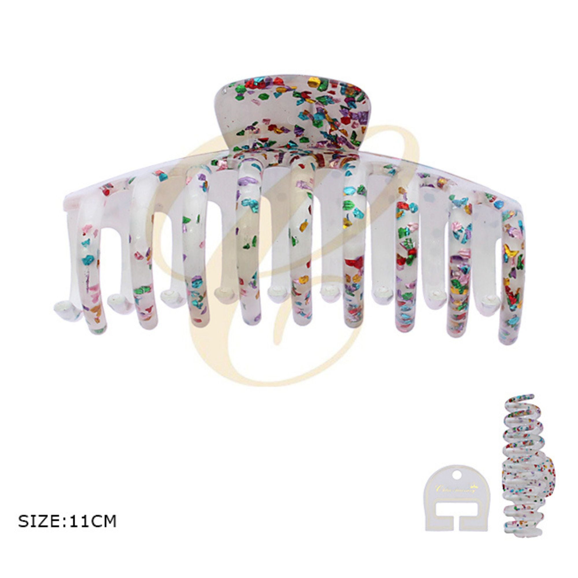 Marble Pattern Hair Clip – Large Claw Clip for Thick Hair
