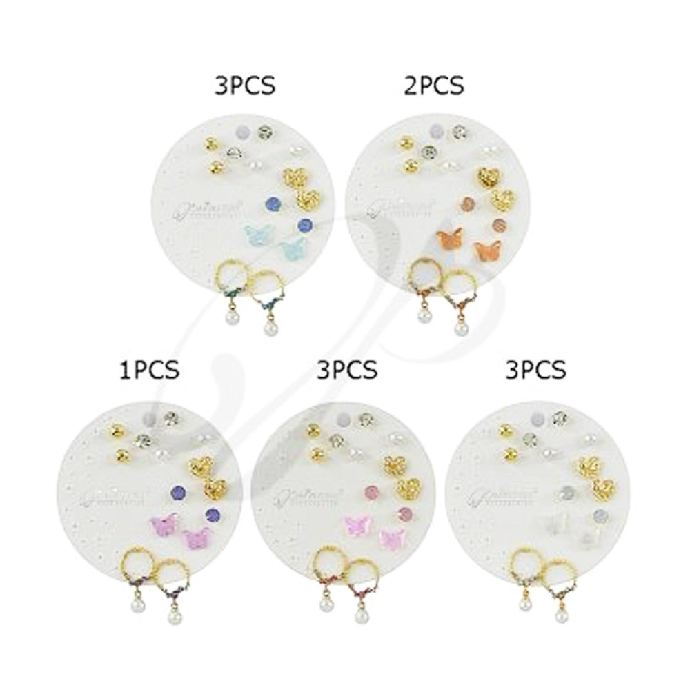 9-Pair Multi-Pack Earring Set (ERM-3302K)