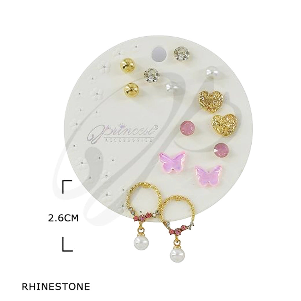 9-Pair Multi-Pack Earring Set (ERM-3302K)