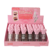 Santée Ultimate Shimmer Liquid Eyeshadow Display Box - 24pc Bulk Set (Item ESQ2) | High-Pigment Glitter Eye Makeup Wholesale