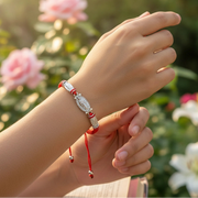 Miraculous Medal Red String Bracelet Set - Adjustable Devotional Jewelry