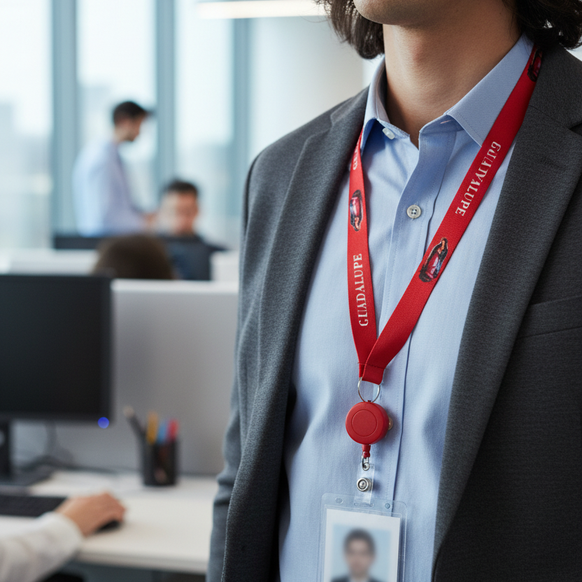 Retractable Lanyard with Vertical ID Holder - Multi-Color Bulk Set (ETC-1582)