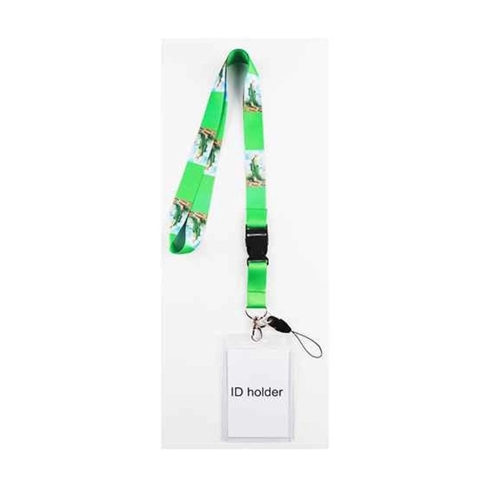 Guadalupe Vibrant Souvenir Lanyards with Clear ID Holders – Red & Green Patterns (ETC-2361)