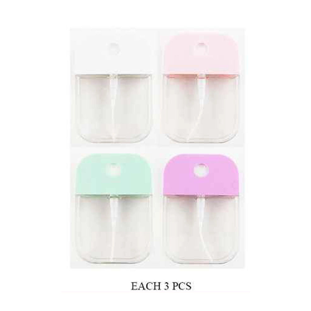 Pocket-Sized Travel Atomizer Spray Bottles Pastel Collection