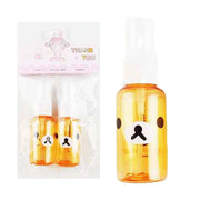 Kawaii Bear Face Travel Spray Bottle Set- Reusable Fine Mist Mini Atomizers for Travel & EDC