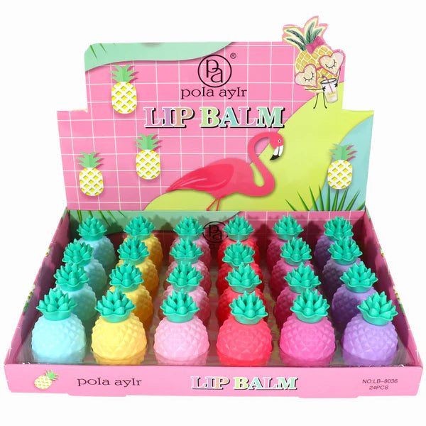 Multi Color Pineapple Lip Balm (LB-8036)