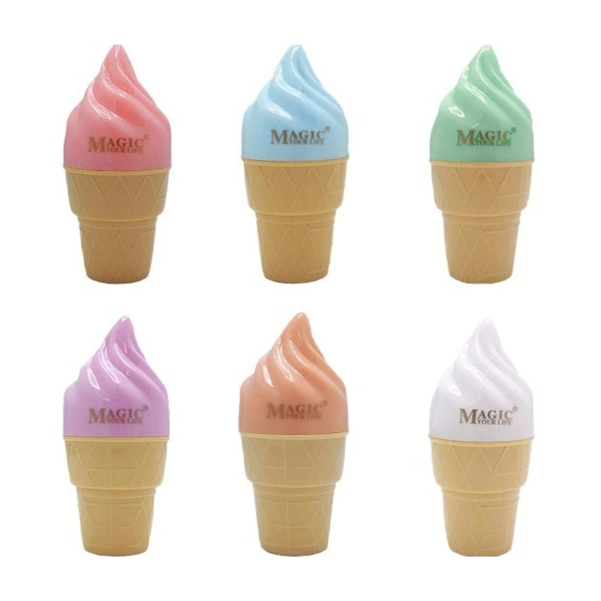 Magic Ice cream Moisturizing Lip Balm  (LS8027)