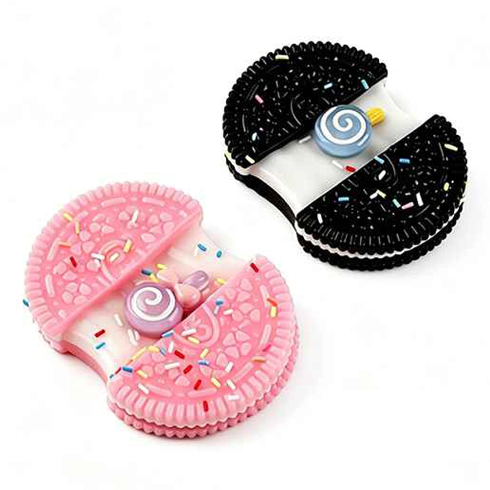 12-Pack Oreo Cookie Decompression Squeeze Toy Set – Cute Sprinkle Biscuit Kawaii Squishy Sensory Fidget Toys for Stress Relief, Party Favors & Goodie Bags (ETC-3358)