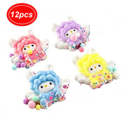 12-Pack Cute Animal Decompression Squeeze Toys – Kawaii Pastel Squishy Sensory Toys for Stress & Anxiety Relief, Fun Party Favors, Goodie Bag Fillers, and Desk Decor for Kids & Adults (ETC-3359)