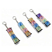 4-Key Mechanical Keyboard Switch Tester Keychain | Clear Acrylic Fidget Toy Clicky Keycap Keychain | Stress Relief Desk Toy & Gift for Keyboard Enthusiasts (ETC-3371MT)