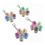 5-Key Mechanical Keyboard Switch Tester Keychain – Multi-Color LED Light-Up Fidget Toy, Clicky Stress Relief Keychain for Gamers and Tech Enthusiasts (ETC-3337MT)