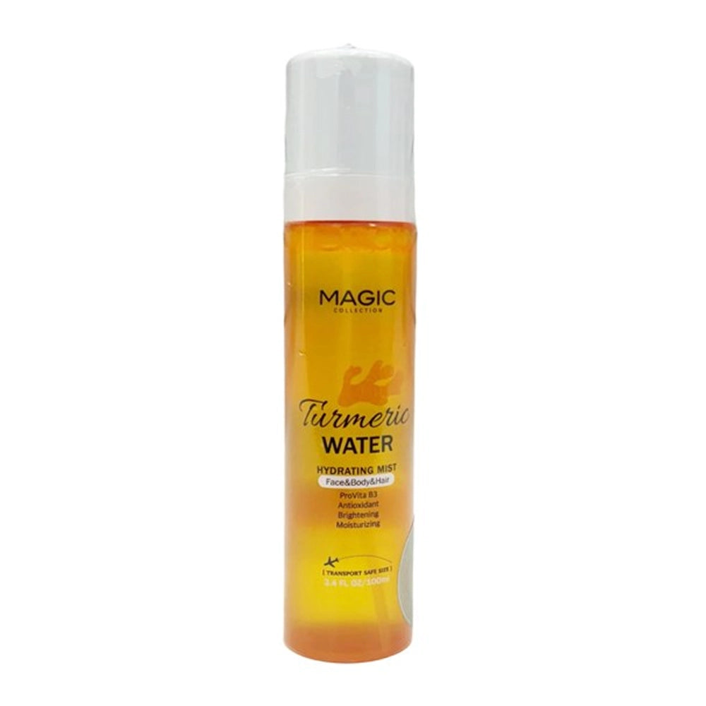 Magic Collection Turmeric Water Mist 3.4oz – Hydrating & Refreshing Glow Toner with Botanical Extracts