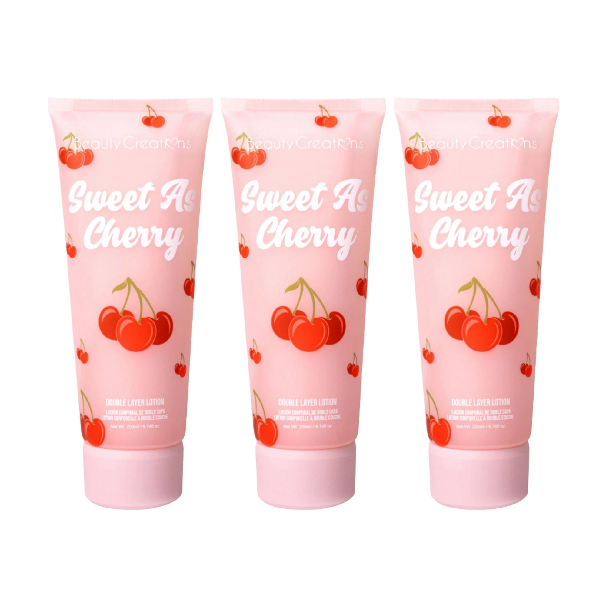 Beauty Creations - Fruity Collection Double Layer Lotion - SWEET AS CHERRY