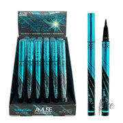 Amuse - Professional Waterproof Eyeliner Fine Felt Tip Display Set – 36 Pcs Pitch Black
