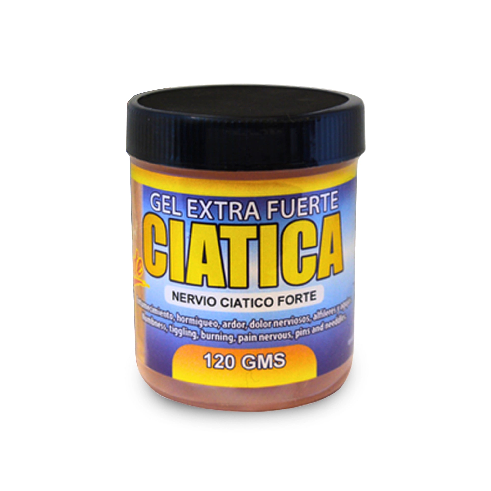 Gel Extra Fuerte Ciatica - Nervio Ciatico Forte Relief Gel (120 GMS, 6-Pack) – Extra Strength Topical Pain Relief for Sciatica, Numbness, Burning, Tingling, and Pins & Needles