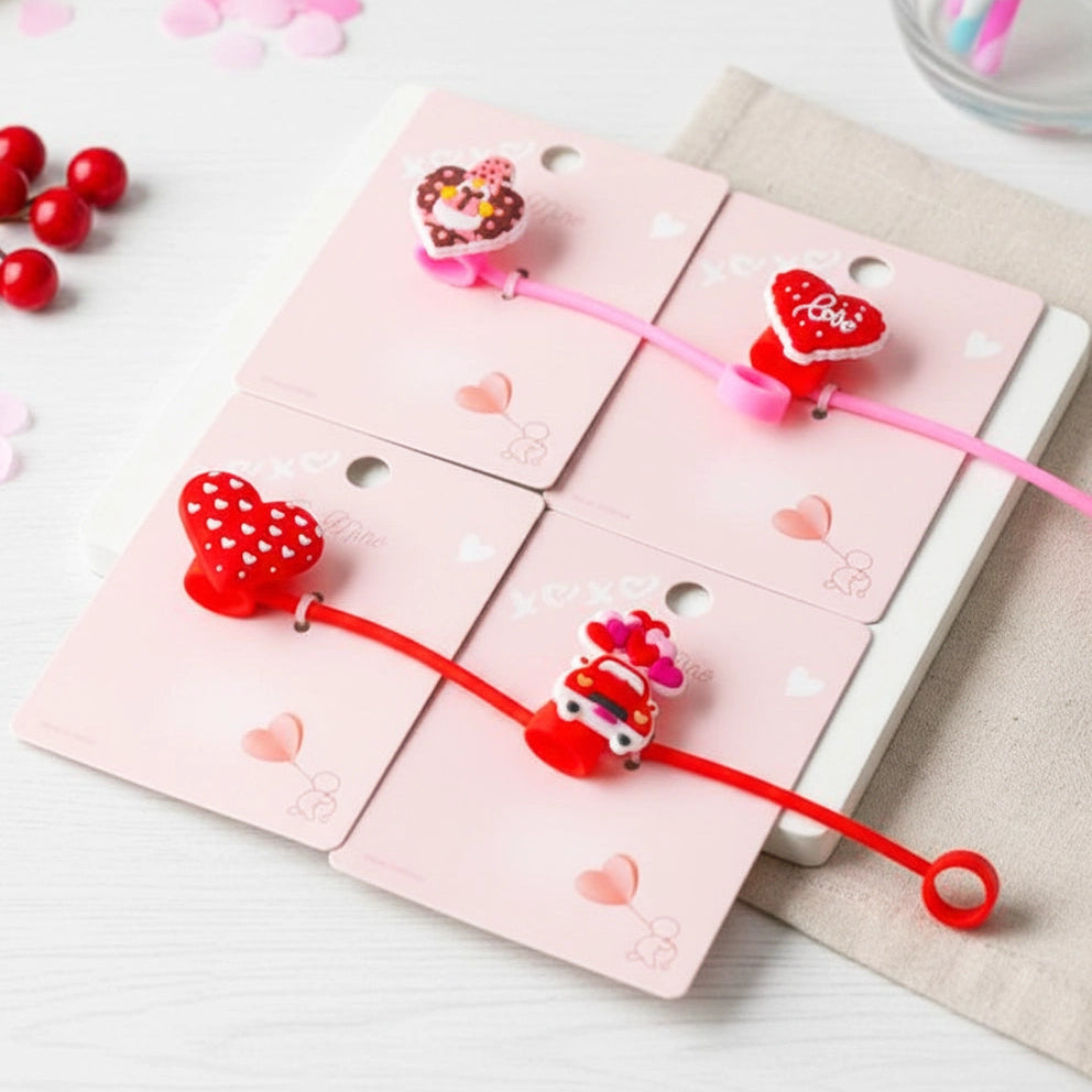 Sweeten Your Sips: Valentine's Day Straw Toppers & Charms