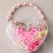 DIY Heart-Shaped Jewelry Making Kit – Personalized Beading Set for Girls (GFKE1328)