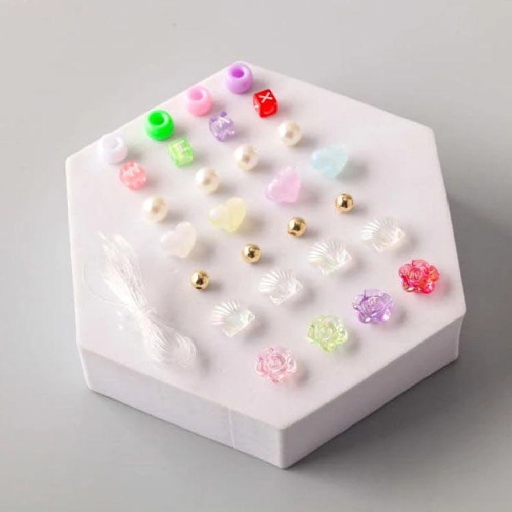 DIY Butterfly Bead Jewelry Kit – 100% Plastic Arts & Crafts Set (GFKE1335)