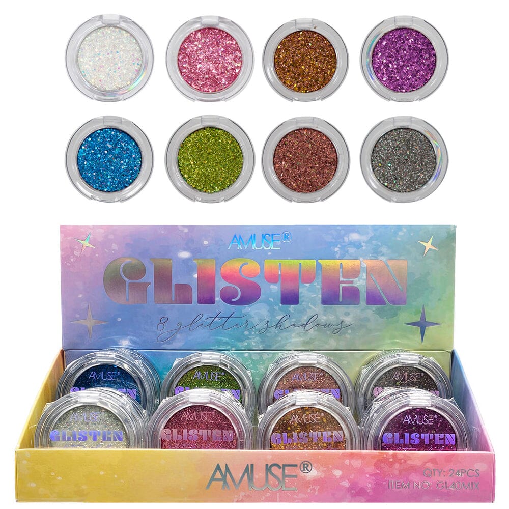 Amuse - Glisten 8 Glitter Shadows