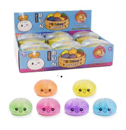 Cute Dumpling Steamed Bun Squishy Toy Set – Rainbow Mystery Squeeze Sensory Fidget Toy, Stress & Anxiety Relief, Kawaii Bao Toy Party Favors for Kids & Adults (WY-103)
