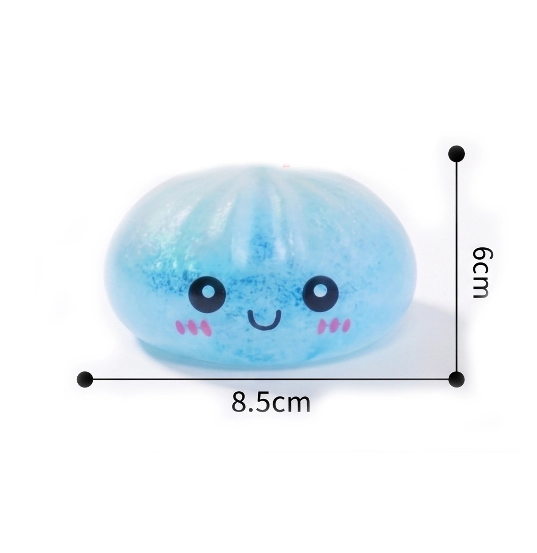 Cute Dumpling Steamed Bun Squishy Toy Set – Rainbow Mystery Squeeze Sensory Fidget Toy, Stress & Anxiety Relief, Kawaii Bao Toy Party Favors for Kids & Adults (WY-103)