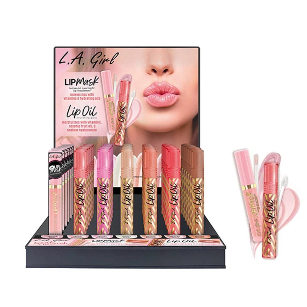 LA Girl - 42pc Lip Mask & Lip Oil
