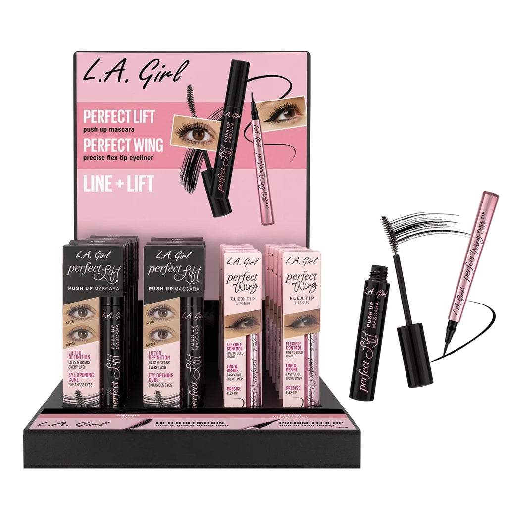 L.A. Girl – Perfect Lift & Perfect Mascara/Eyeliner Display