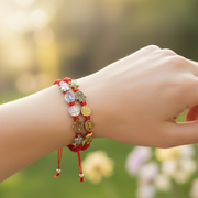 Assorted Protection Red String Bracelet Set (12-Pack) - Adjustable