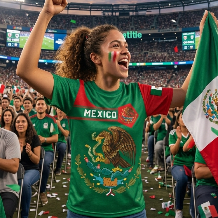 Mexico National Team Design Soccer Shirt - Wholesale 6pc Pack (M-2XL)
