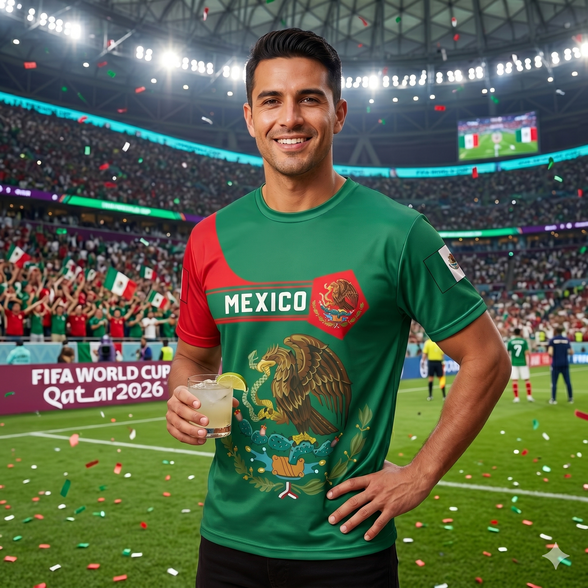 Mexico National Team Design Soccer Shirt - Wholesale 6pc Pack (M-2XL)