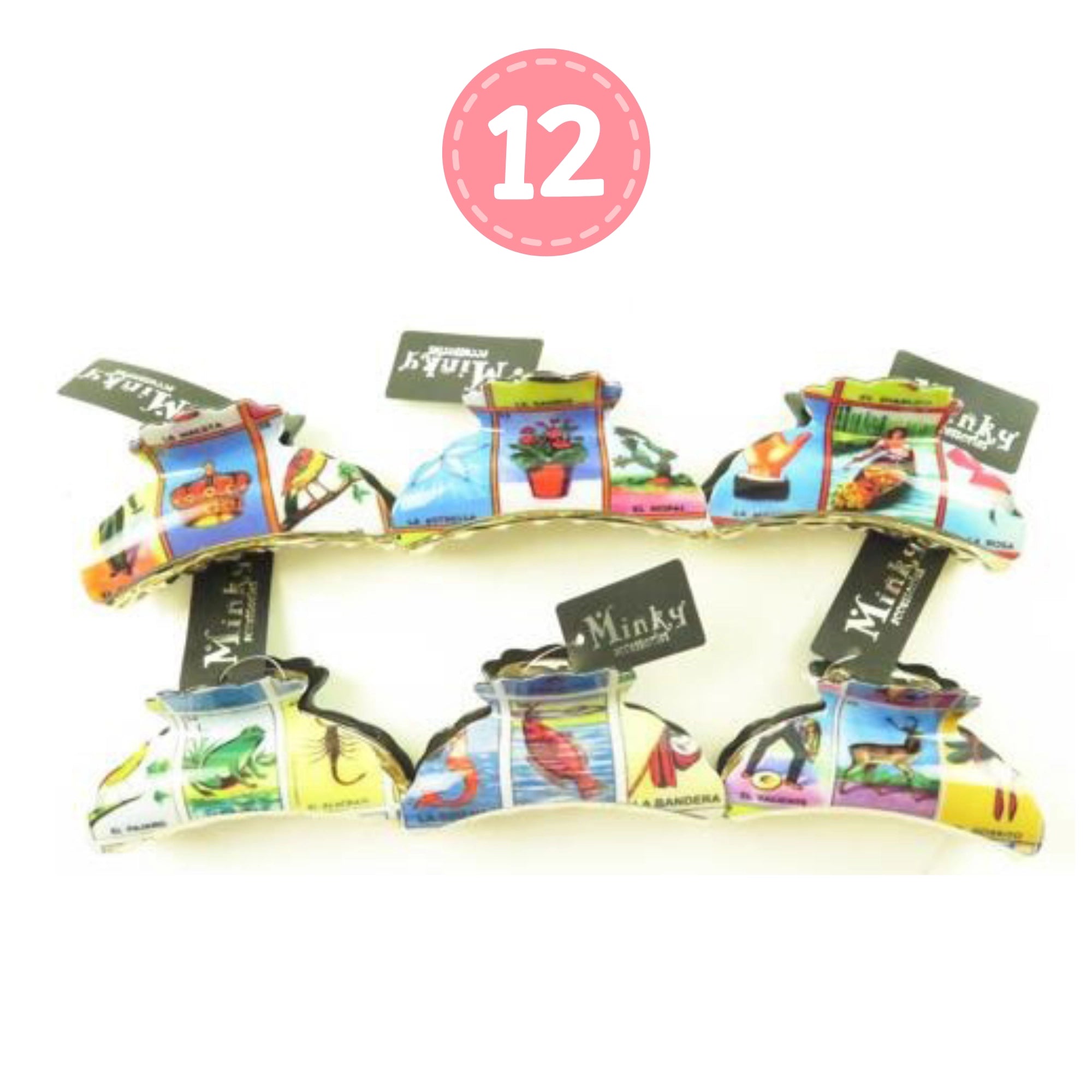 Colorful Floral Hair Clip for Women – Strong Hold Claw Clip