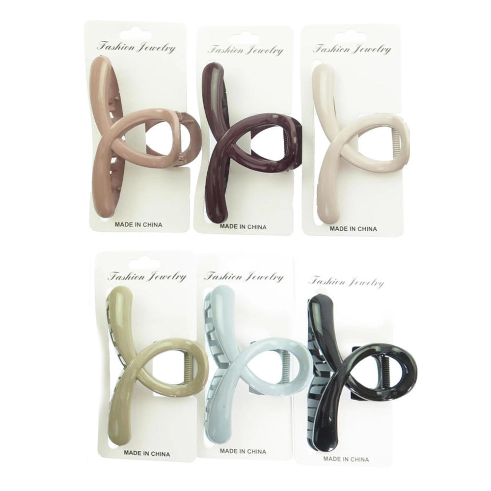Large Matte Twist Claw - Hair Claw Clip 10CM (H2460)