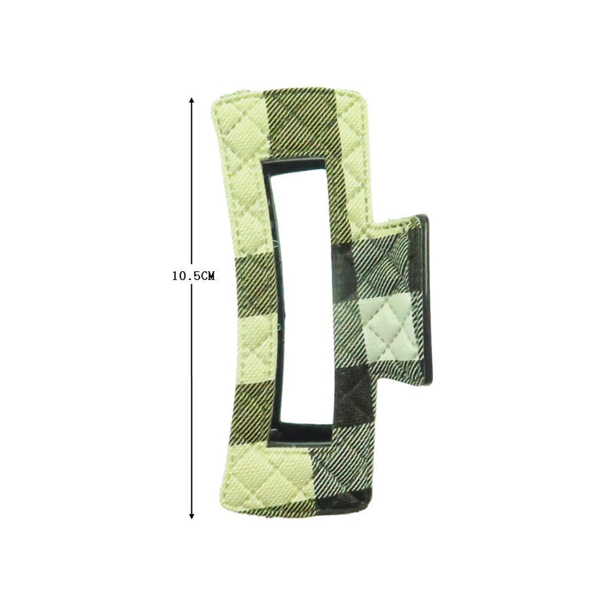 Large Plaid Hair Claw Clip 10.5cm – Fashion Pattern Hair Clip, Assorted Designs (H2499)