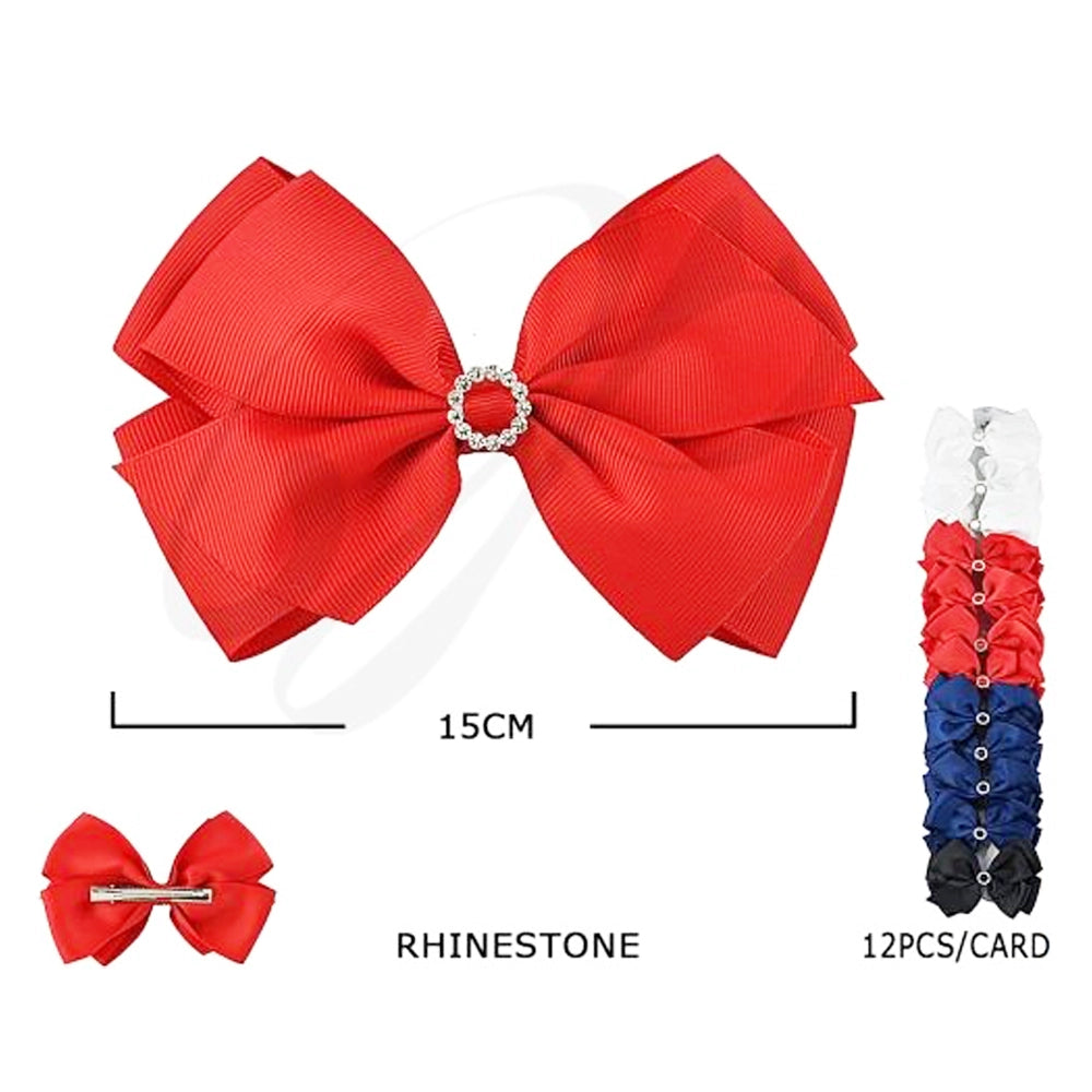 15cm Oversized Grosgrain Ribbon Hair Bows (HC-26118E)