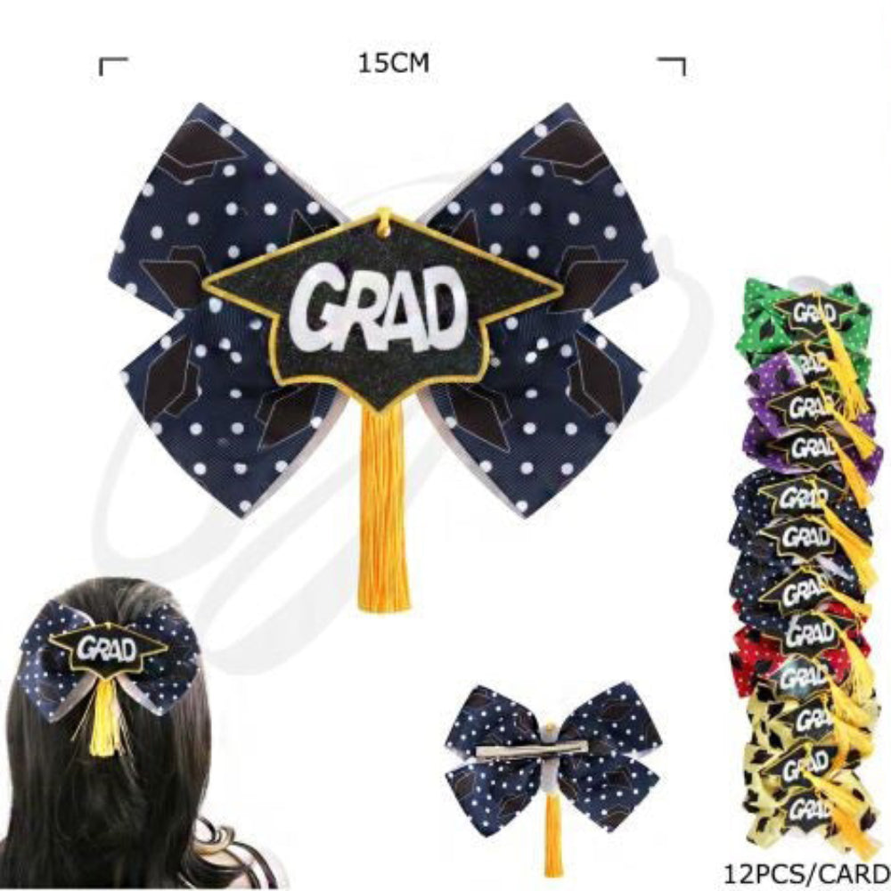 Graduation Glam Bow Clip: Your Perfect Photo-Ready Accessory!