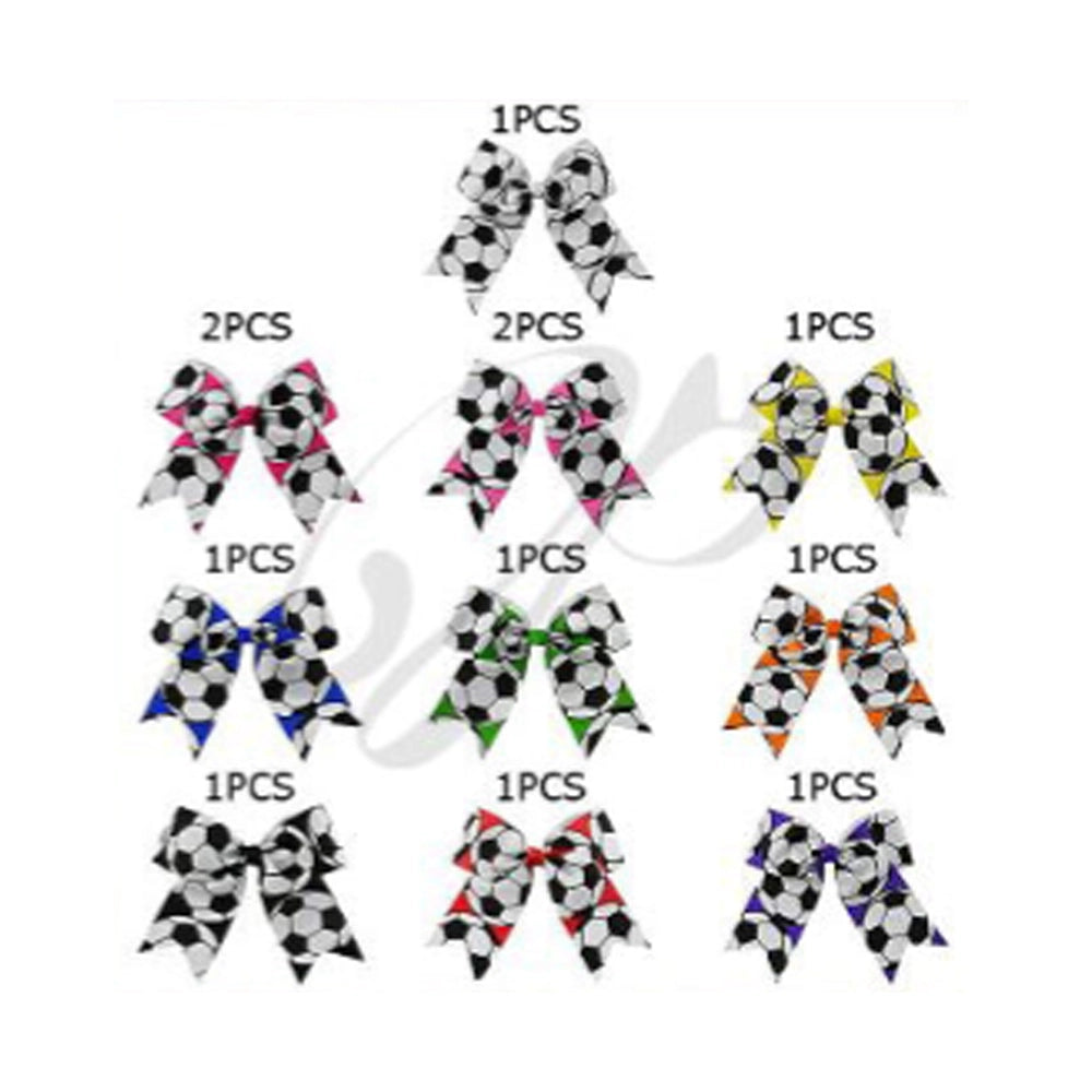 Get Game-Ready! Catchy Soccer Bow Clip