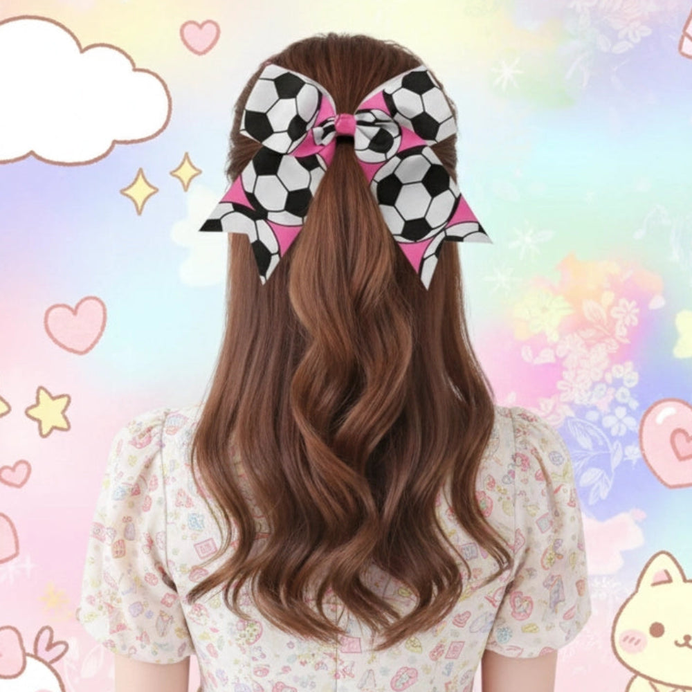Get Game-Ready! Catchy Soccer Bow Clip
