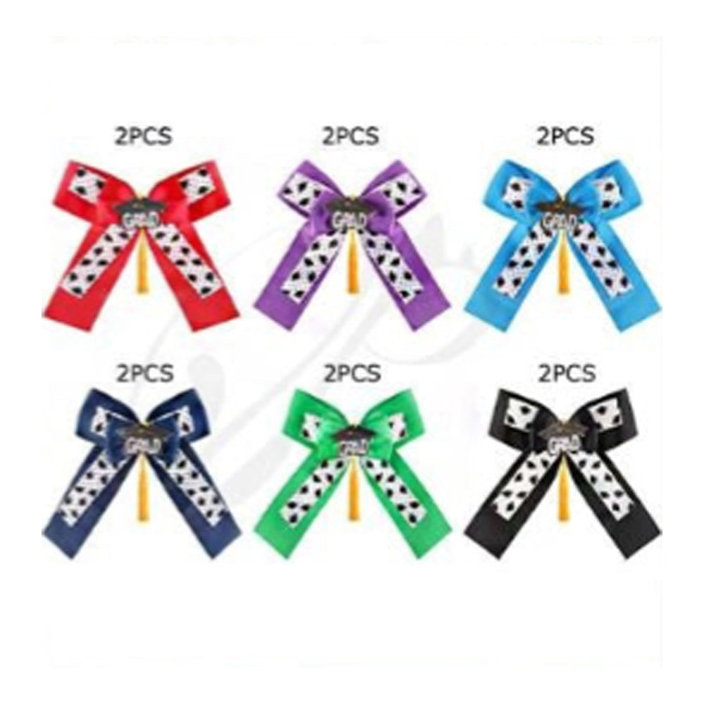 Grad Glam Hair Bow Clip - Celebrate Your Achievement!