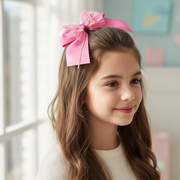 12pc Butterfly Hair Bow Clips Bulk Pack – 15cm Large Grosgrain Sequin Ribbon Bows with Alligator Clips for Girls, Toddlers & Kids Hair Accessories (HC-29633BN)