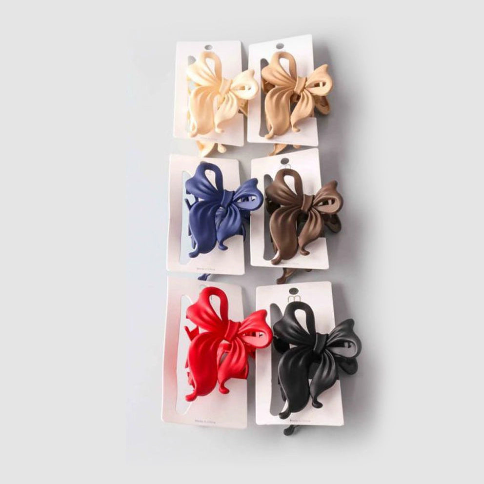 Elegant Bow Claw Clips - Perfect Everyday Hair Accessory