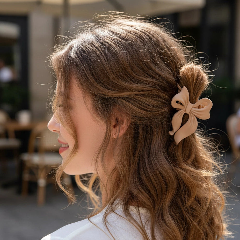 Elegant Bow Claw Clips - Perfect Everyday Hair Accessory