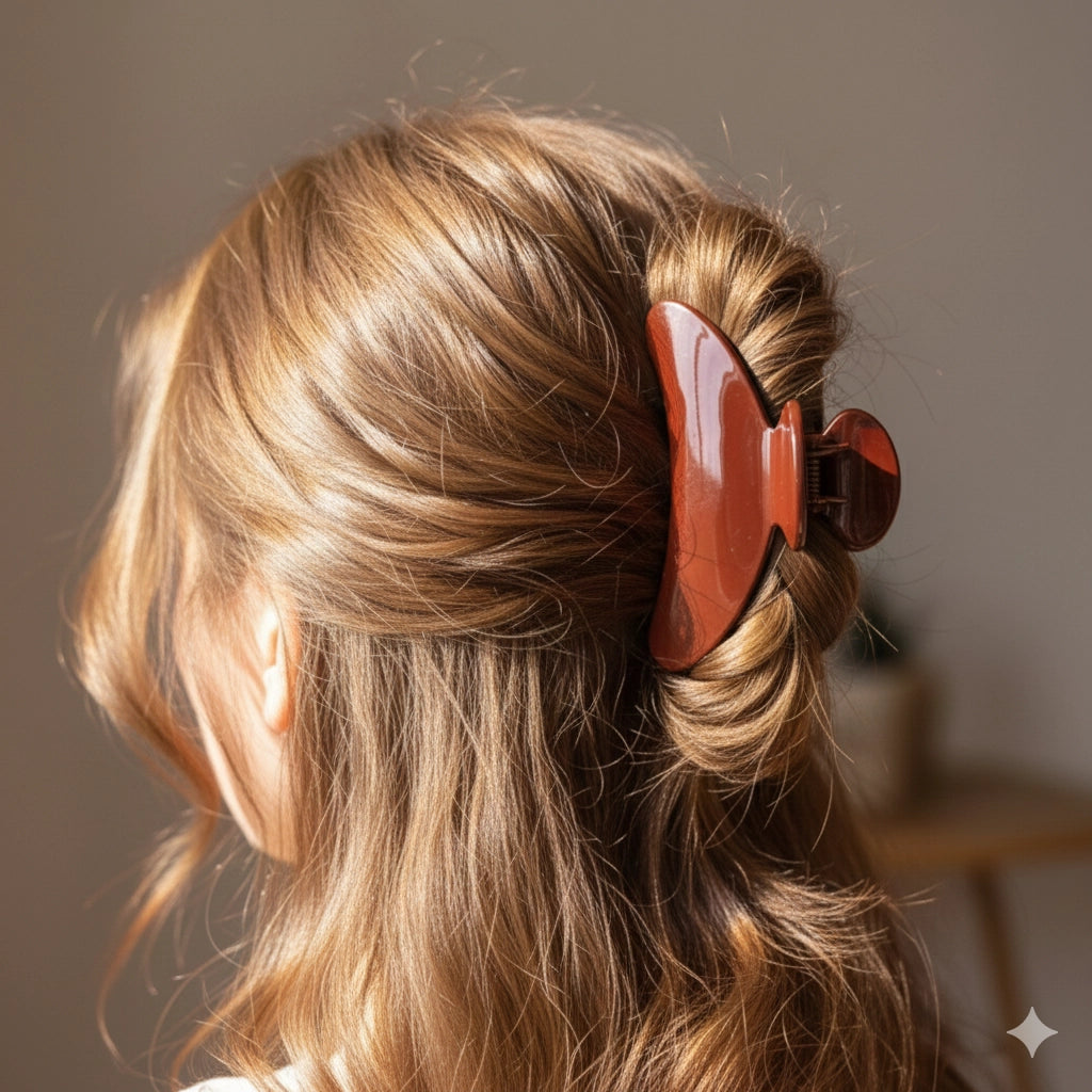 Chic & Colorful Large Hair Claw Clips - Essential Hair Accessories!