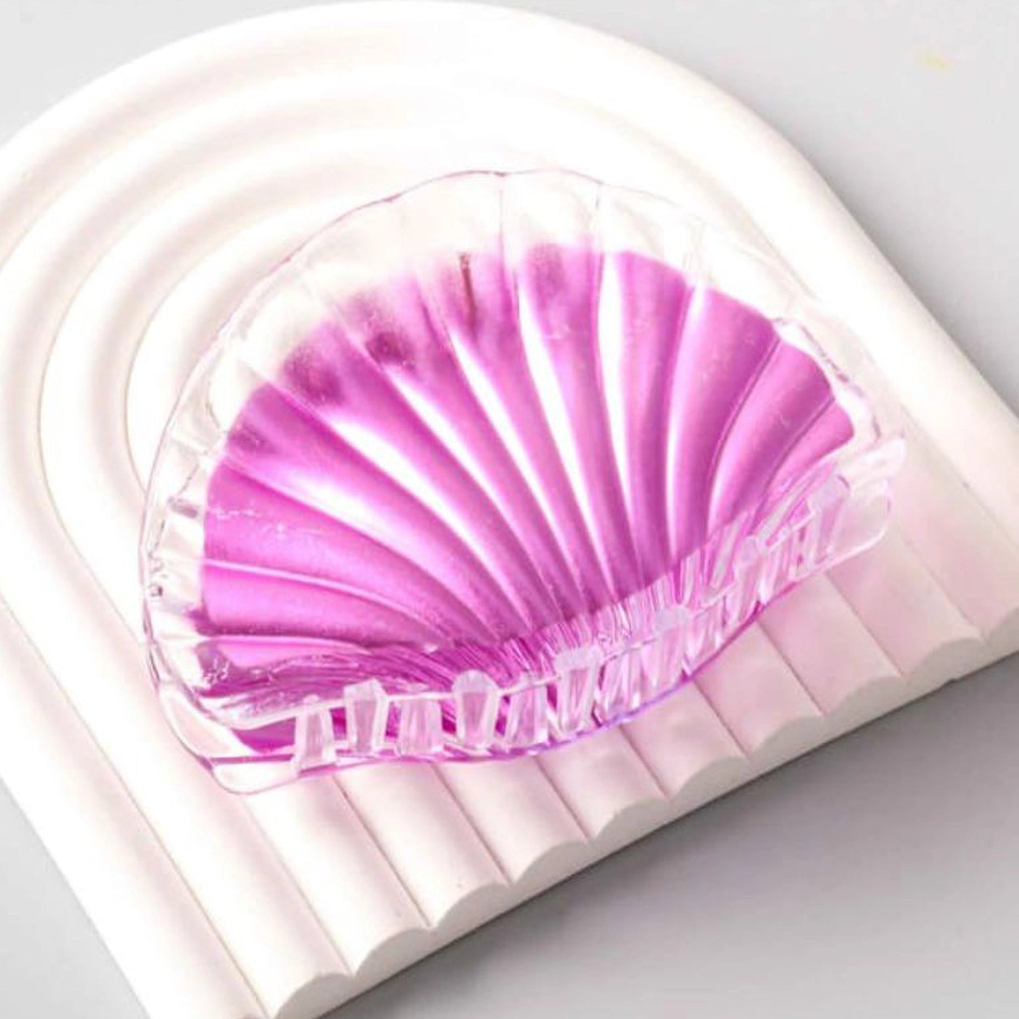 Iridescent Metallic Seashell Hair Claw Clip - 4 Colors (HC11582)