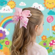 Adorable My Melody Style Bow Clips - 12CM