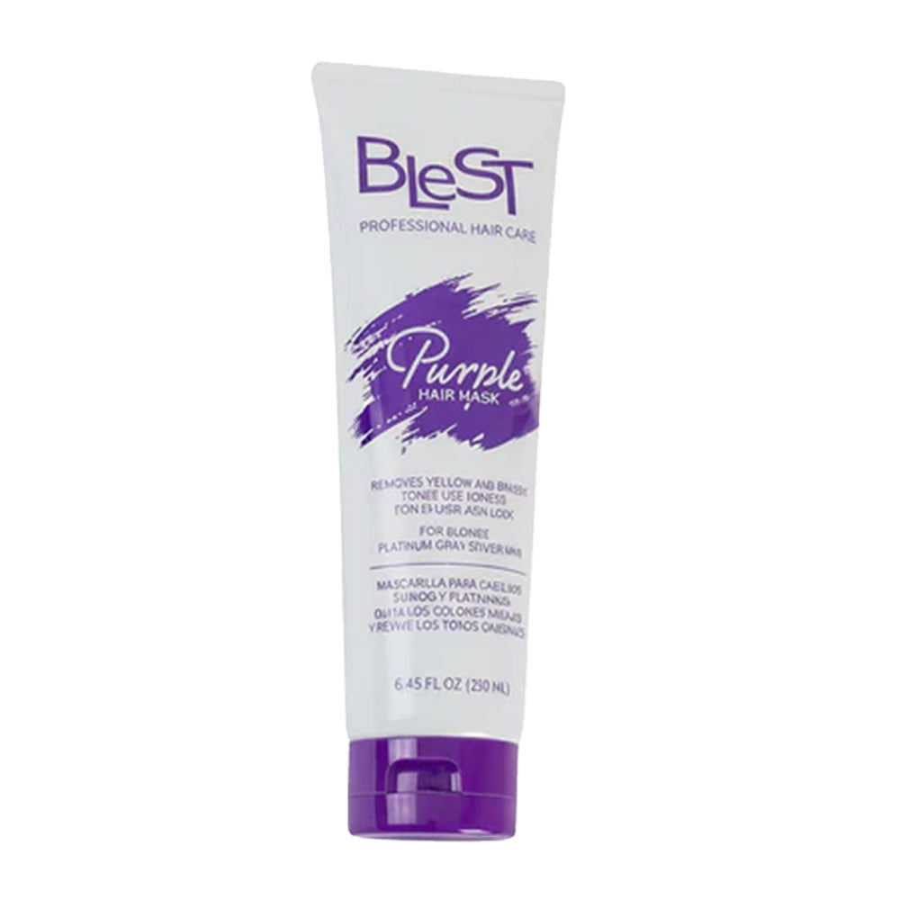 Blest - Professional Purple Hair Mask for Blonde, Platinum & Silver Hair – 8.45 fl oz