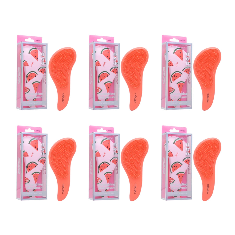 Celavi - Everyday Single Detangling Hair Brush Watermelon