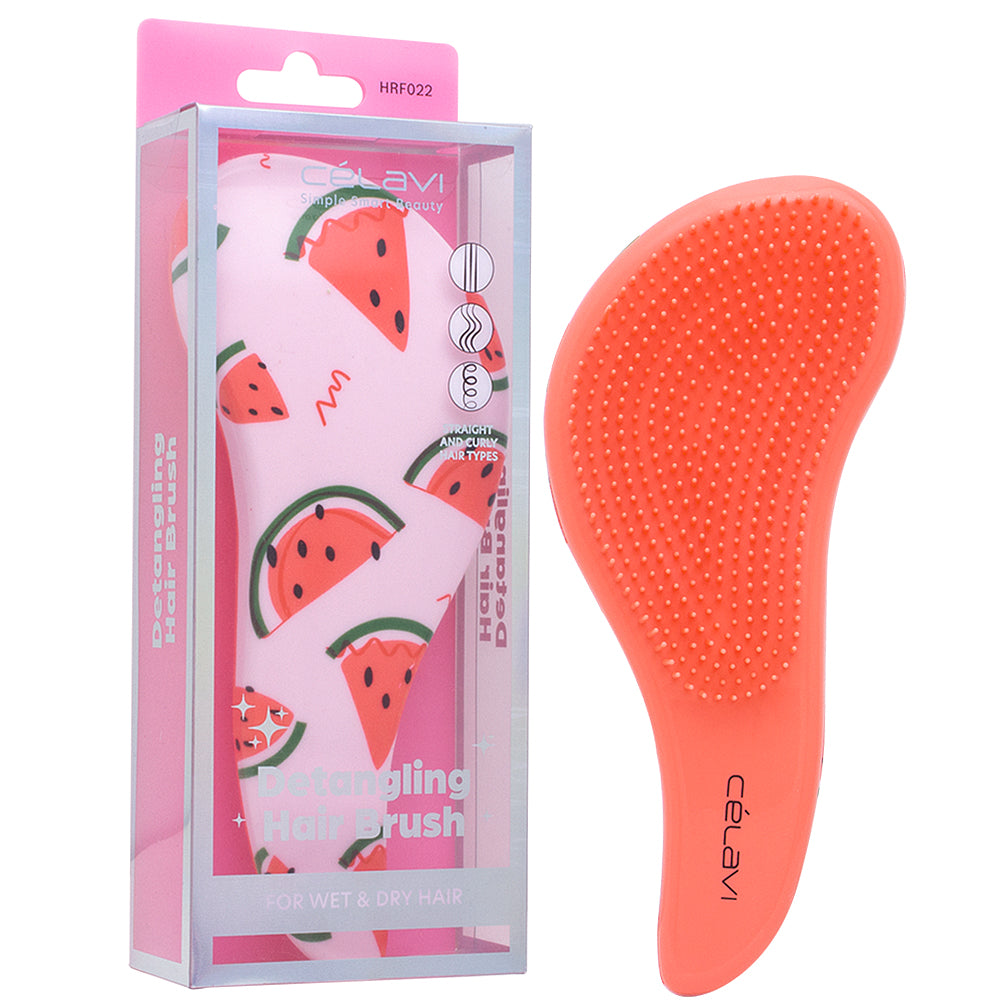 Celavi - Everyday Single Detangling Hair Brush Watermelon