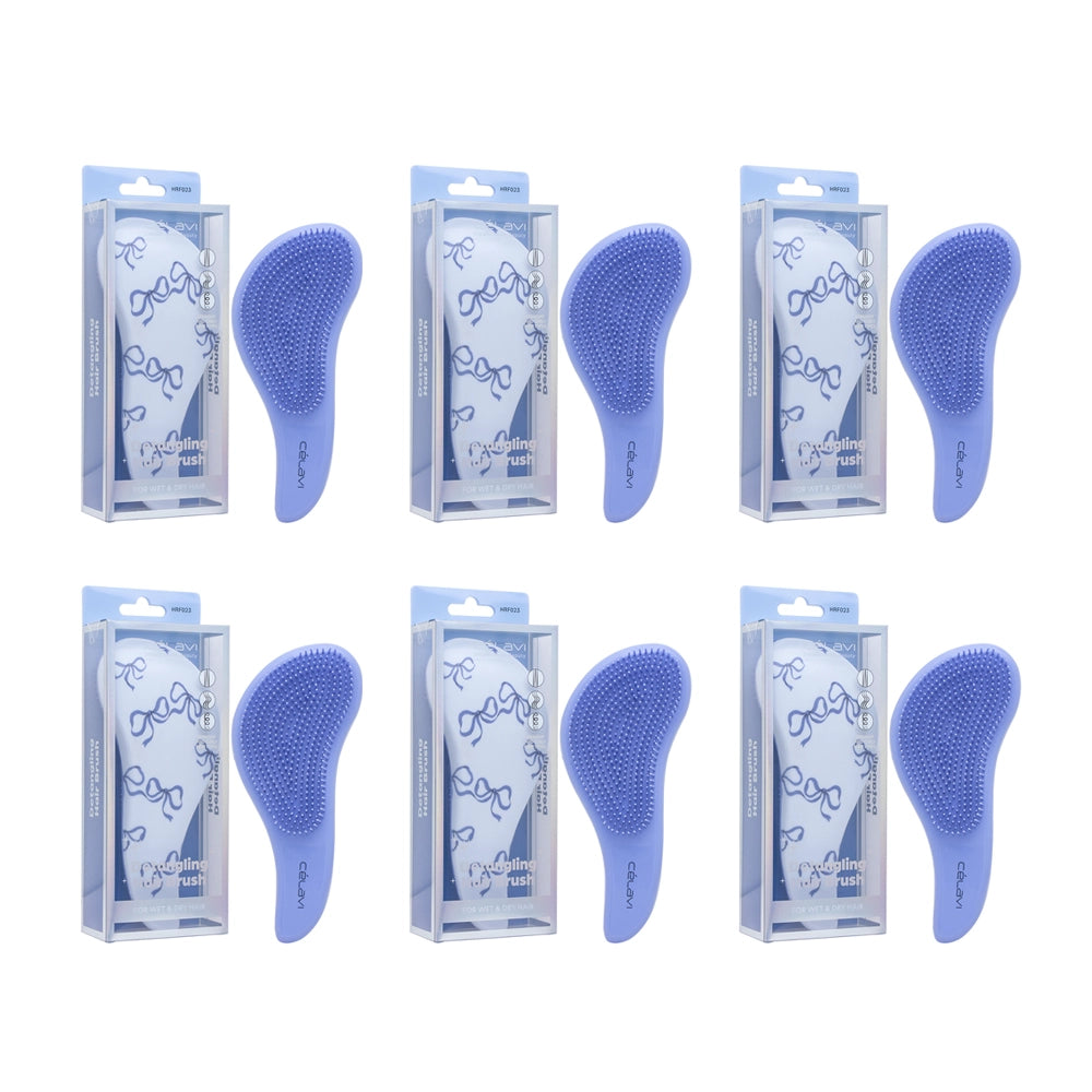 Celavi - Everyday Single Detangling Hair Brush Bows