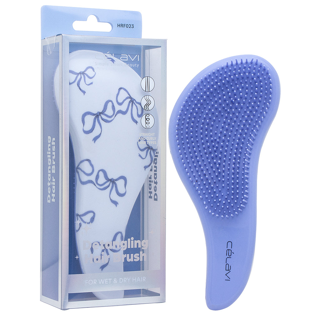 Celavi - Everyday Single Detangling Hair Brush Bows